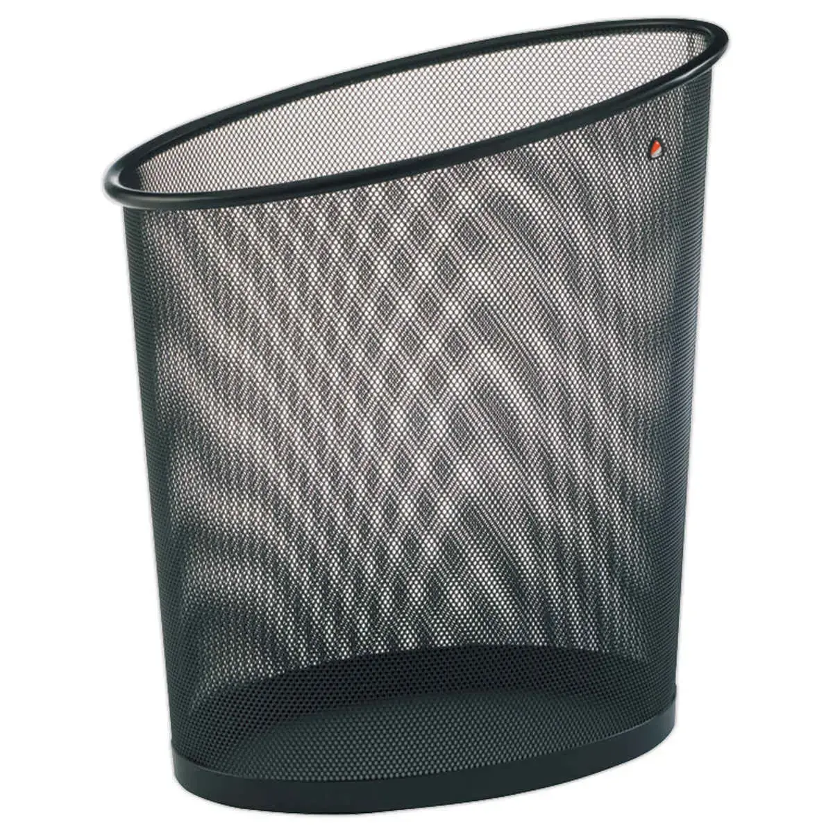 Corbeille à papier métal mesh - 18L - noir