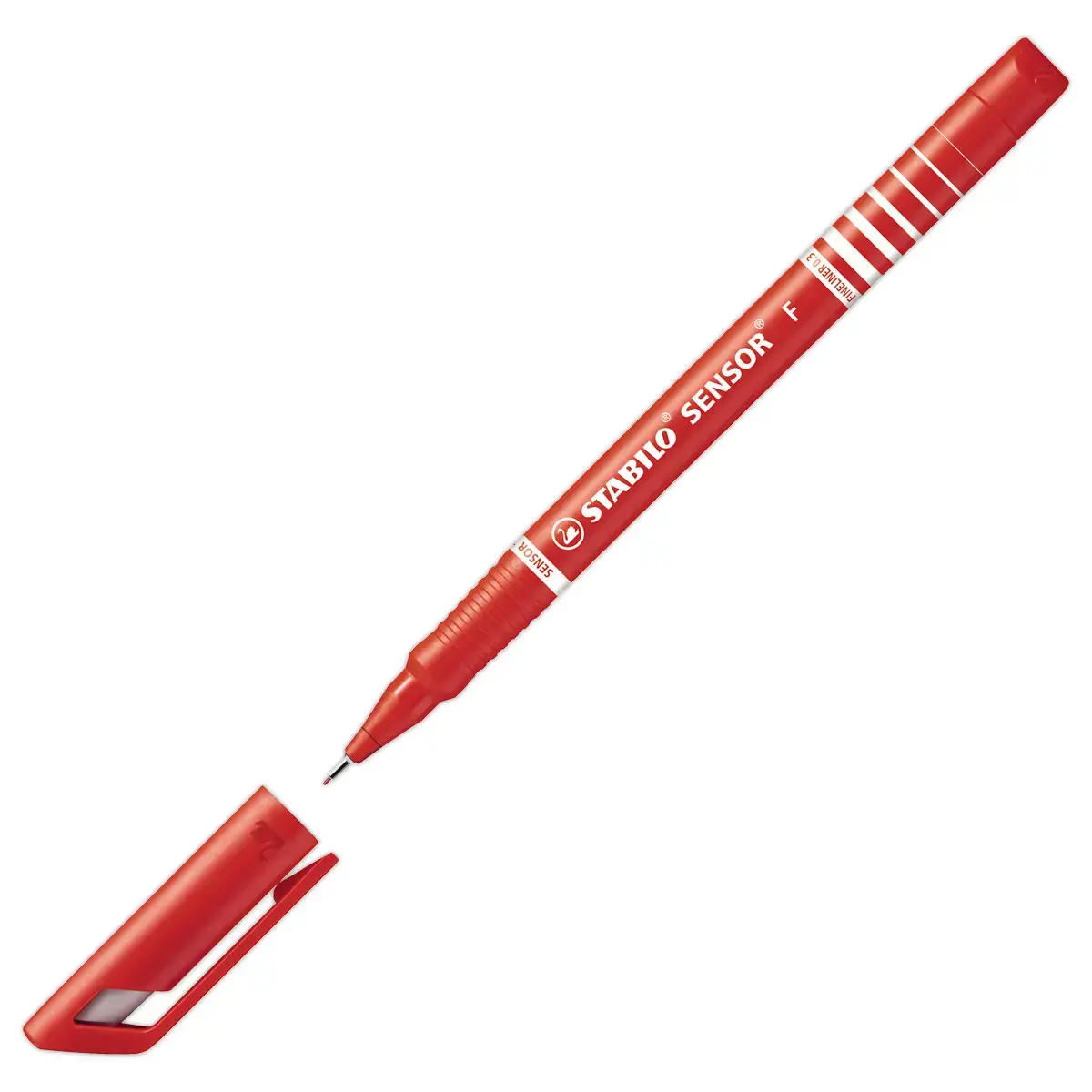 Stylo-feutre SENSOR F - Pointe fine - Rouge - STABILO