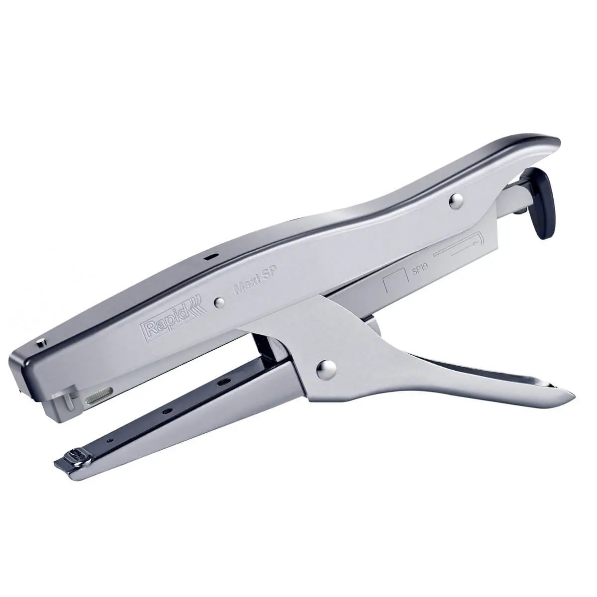 Pince agrafeuse Sp19 1/4 - m&eacute;tal mat - RAPID + une bo&icirc;te de 5000 agrafes offerte 