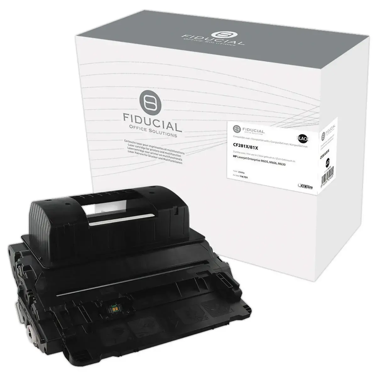 Toner remanufacturé éq. HP CF281X - Haute capacité - Noir