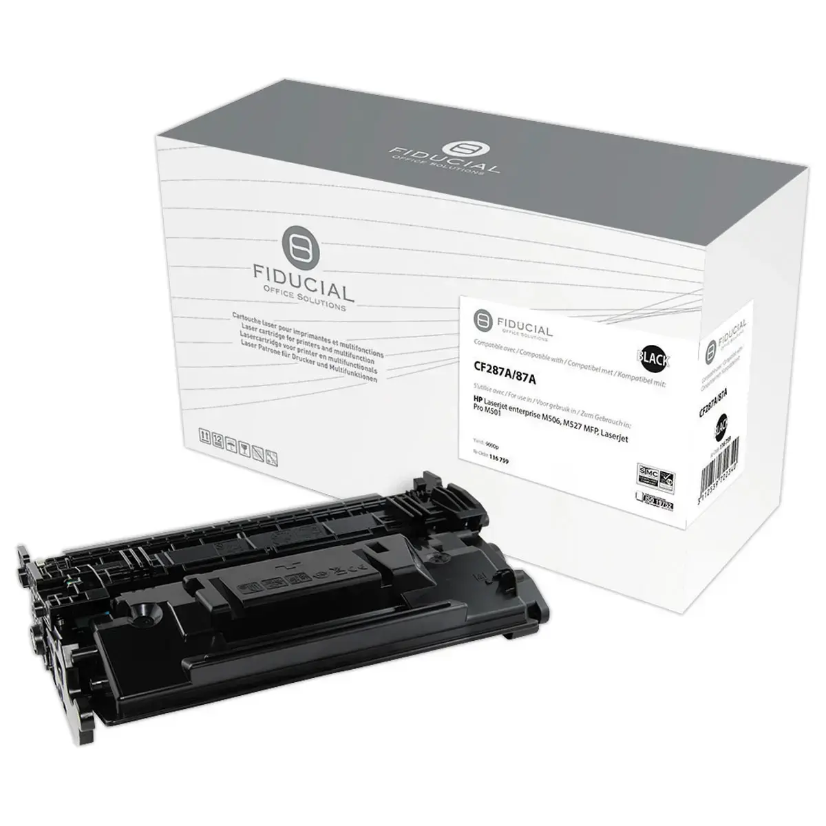 Toner remanufacturé éq. HP CF287A - Noir