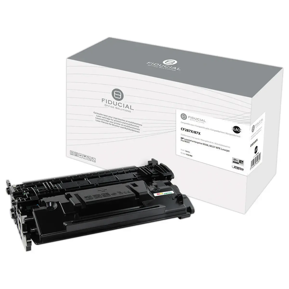 Toner remanufacturé éq. HP CF287X - Haute capacité - Noir