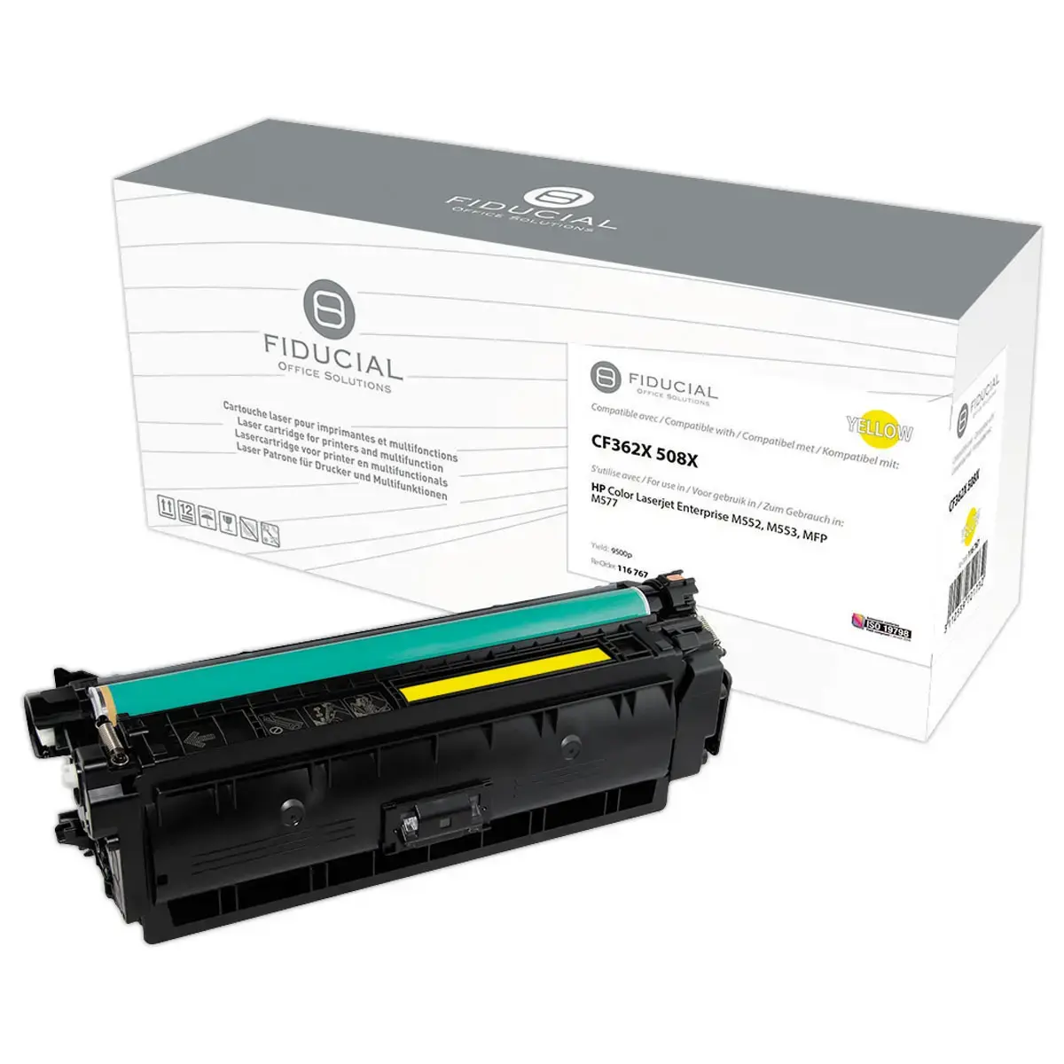 Toner remanufacturé éq. HP CF362X - Haute capacité - Jaune
