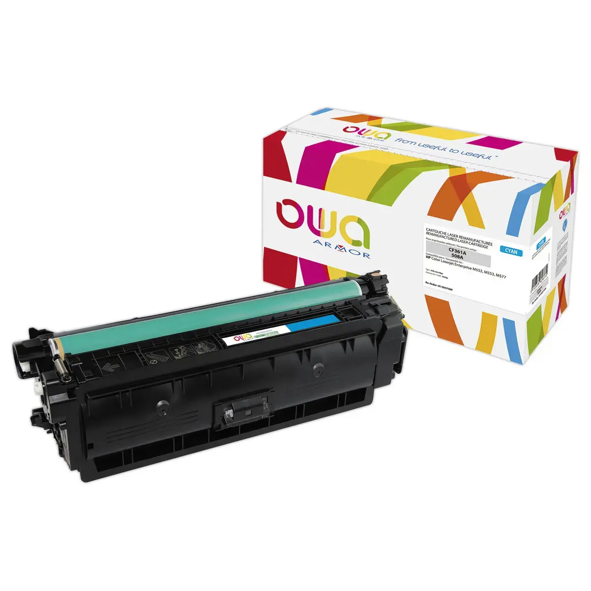Toner éq. HP CF361A - Cyan - OWA