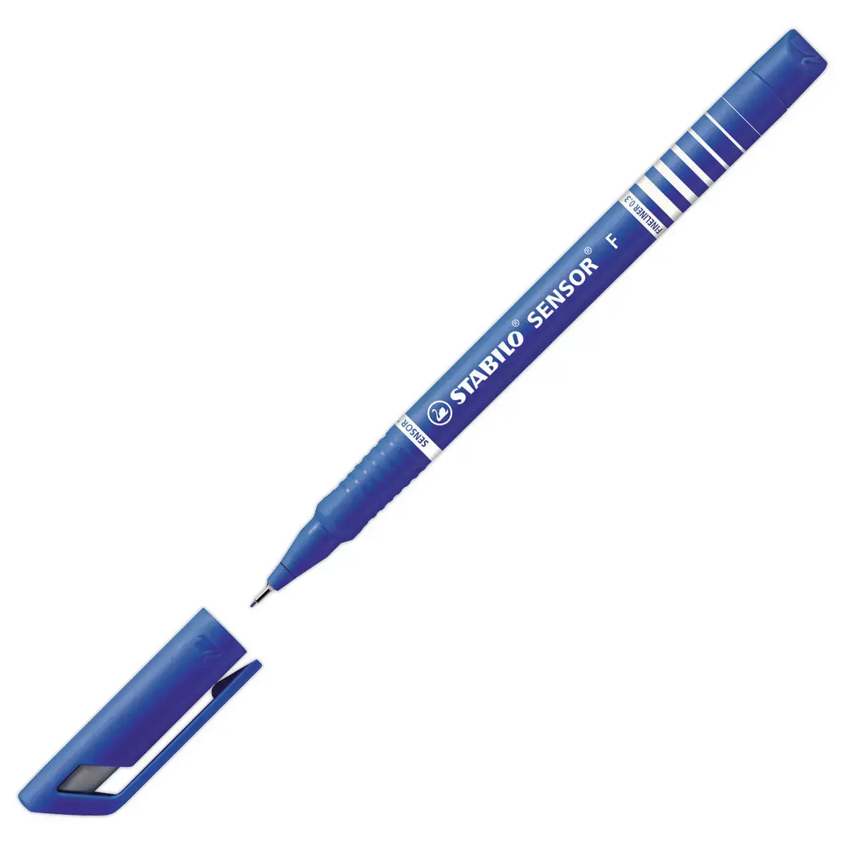 4 Stylos-feutres SENSOR F - Pointe fine - Encre &agrave; base d'eau - Coloris assortis - STABILO 