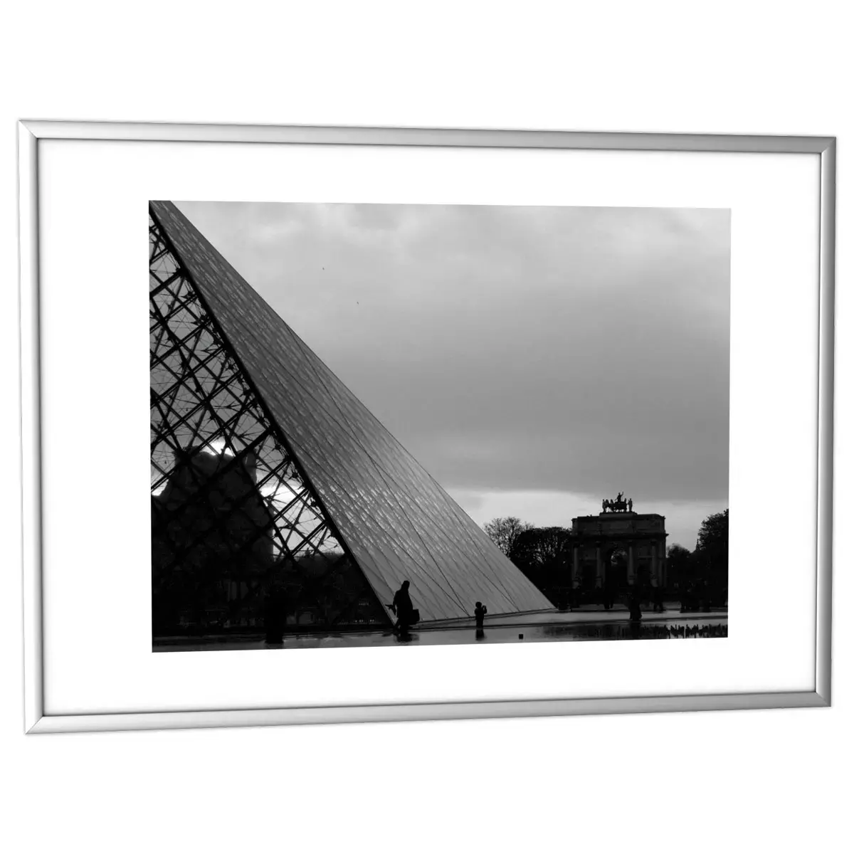 Cadre de d&eacute;coration A3 aluminium - Paperflow 