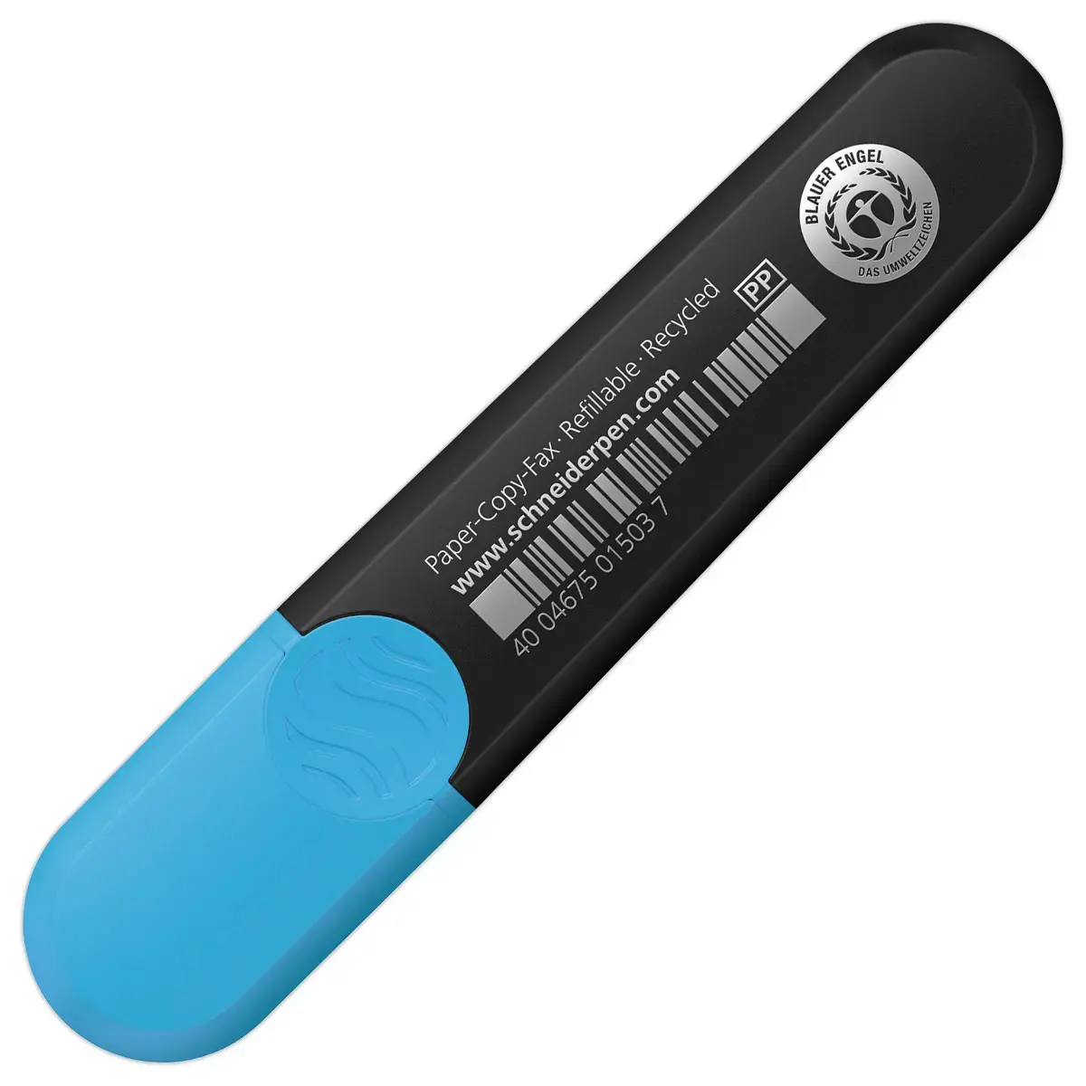 Surligneur Job Bleu 1-5mm - Rechargeable & Encre Bio- SCHNEIDER