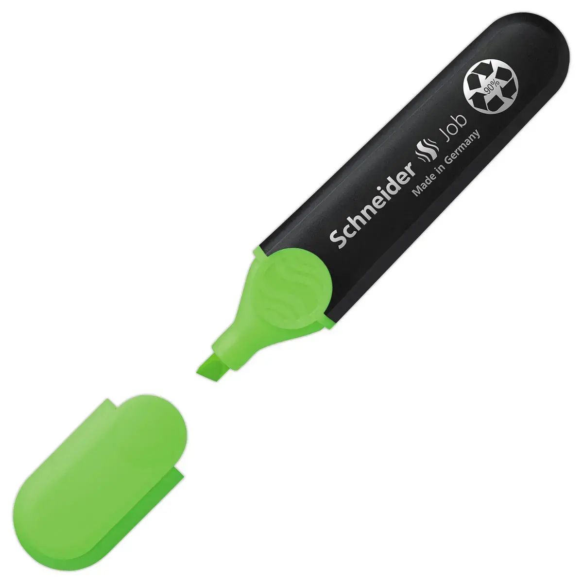 Surligneur Job Vert 1-5mm - Ecologique & Rechargeable - SCHNEIDER 