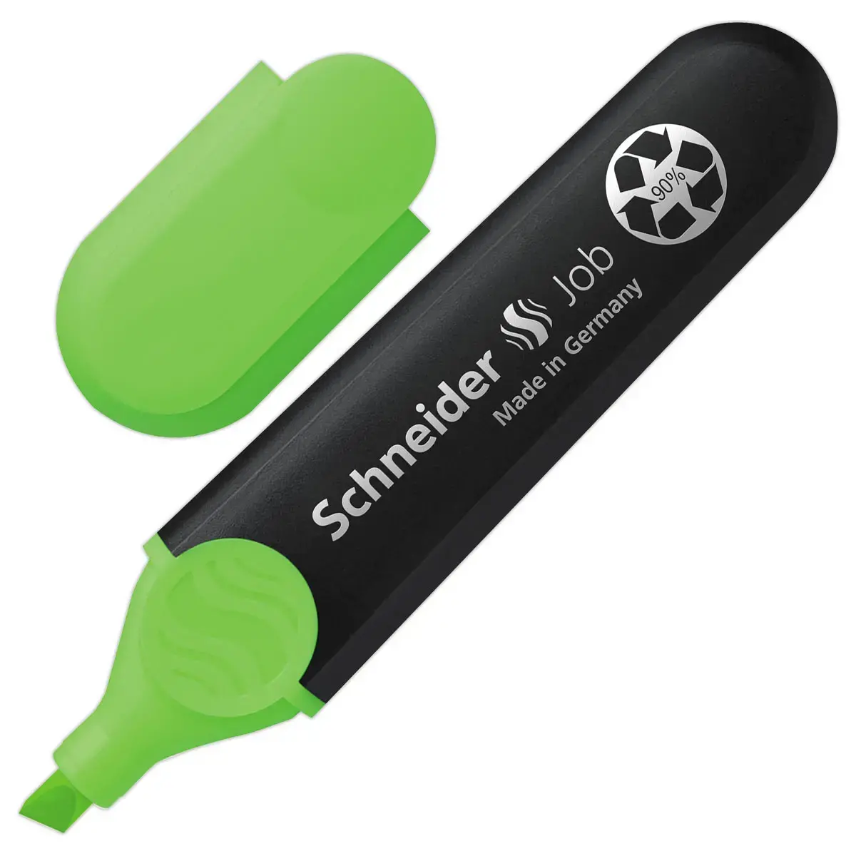 Surligneur Job Vert 1-5mm - Ecologique & Rechargeable - SCHNEIDER 