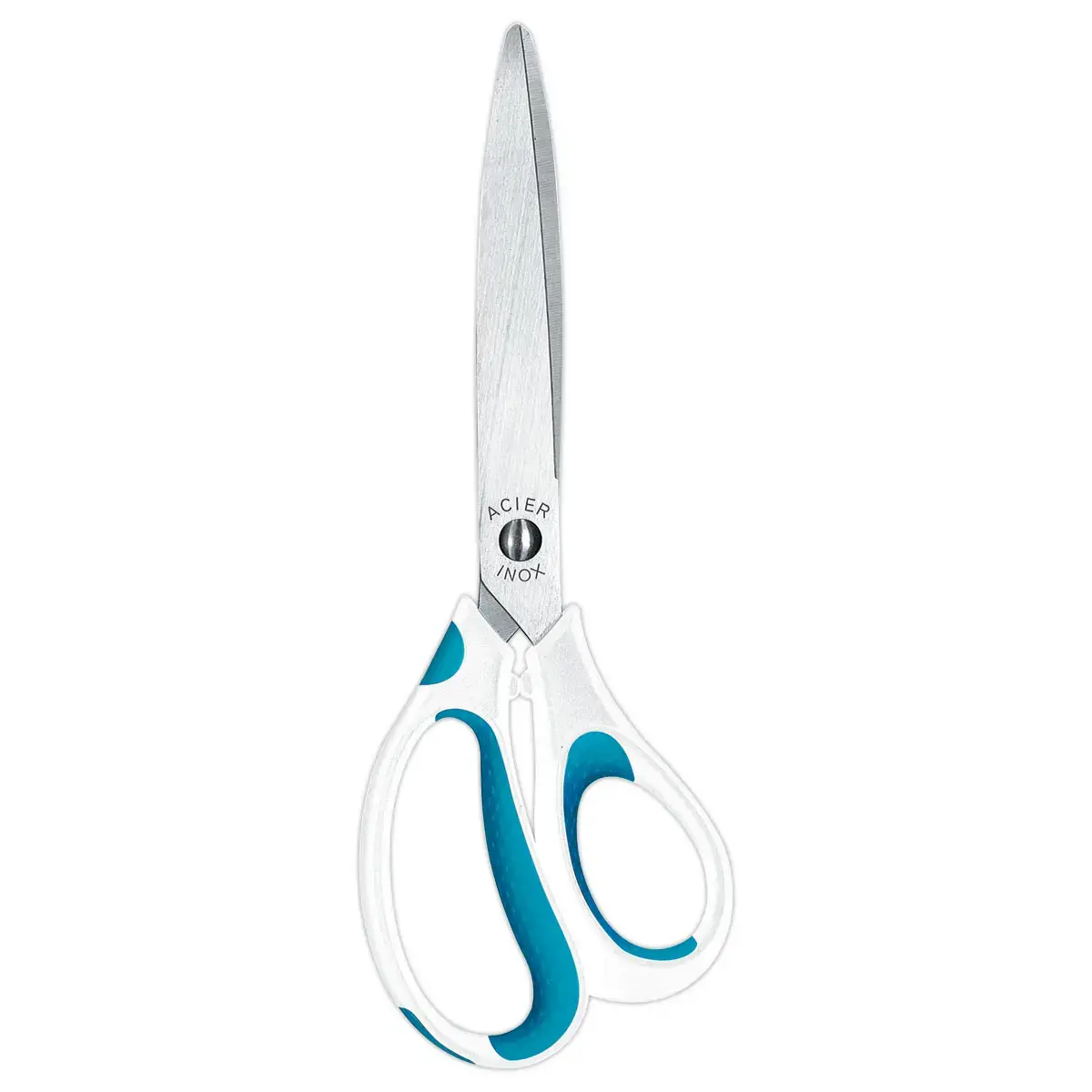 Paire de ciseaux à bouts pointus - Anneaux asymétriques 17 cm