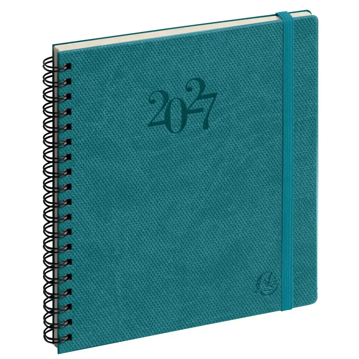 Agenda semainier Exacompta Swan - 15x17cm - Bleu