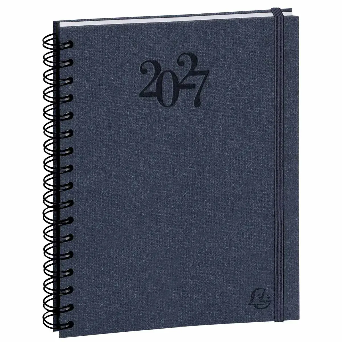 Agenda J/D journalier Exacompta Napura - 18x22,5 cm - Bleu