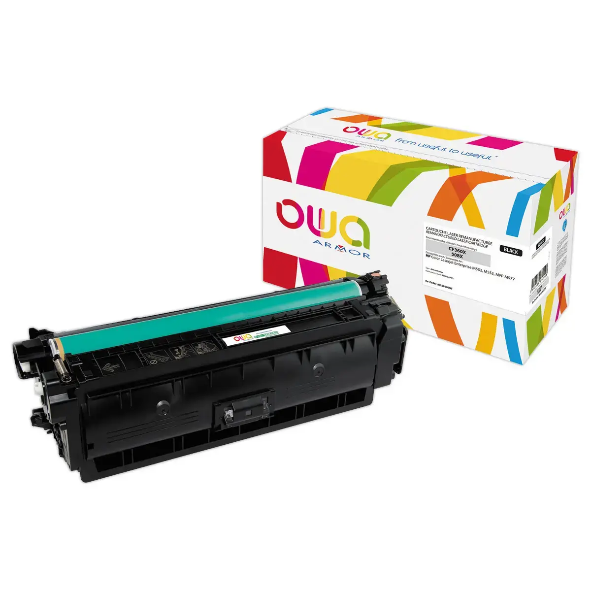 Toner éq. HP CF360X - Haute capacité - Noir - OWA