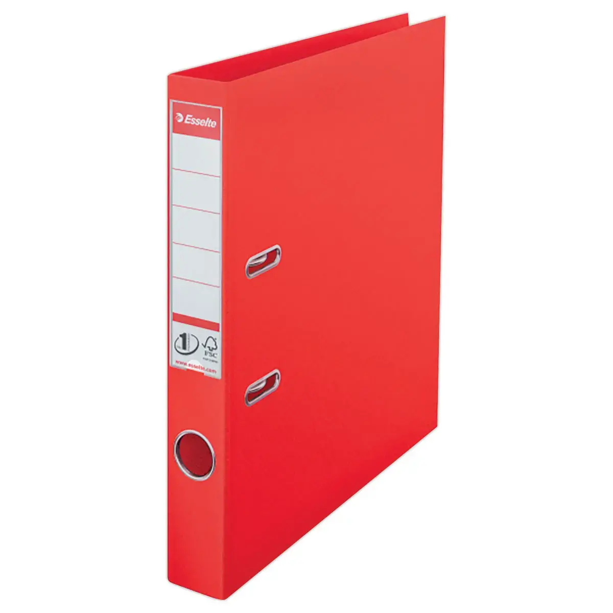 Classeur &agrave; levier n&deg;1 Power - Dos 5 cm - Rouge - ESSELTE 