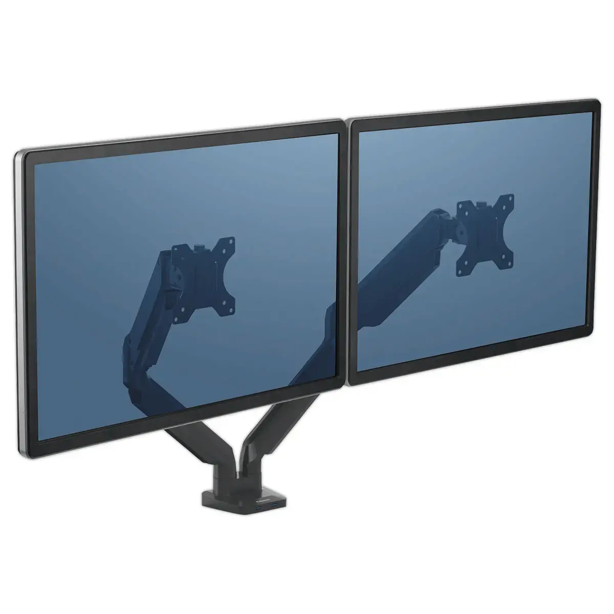 Bras porte-écrans double Platinum Series - Noir - FELLOWES