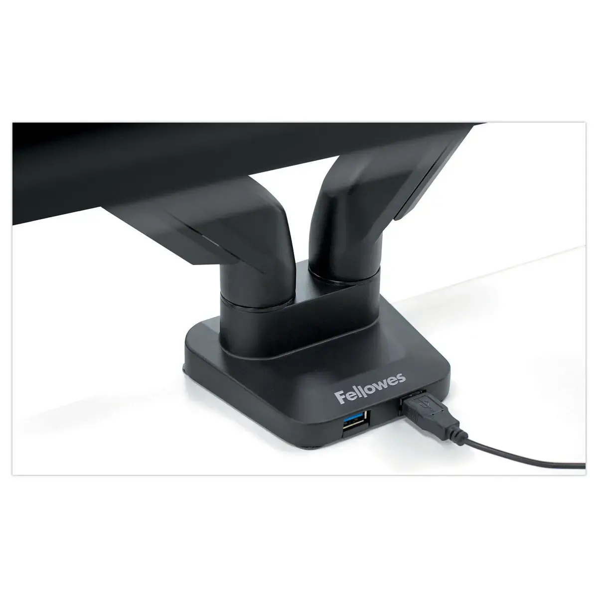 Bras porte-écrans double Platinum Series - Noir - FELLOWES