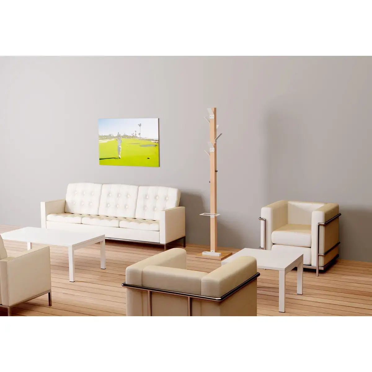 Portemanteau EASYCLOTH 6 pat&egrave;res blanc 
