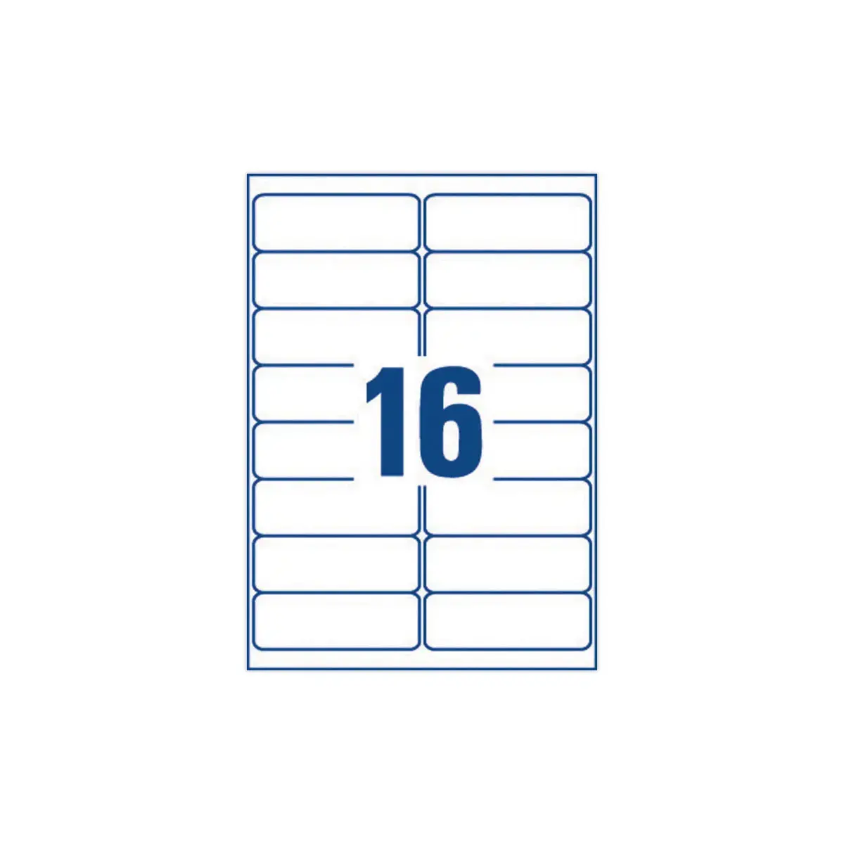 100 Planches d'étiquettes laser - 99,1x33,9 mm - AVERY