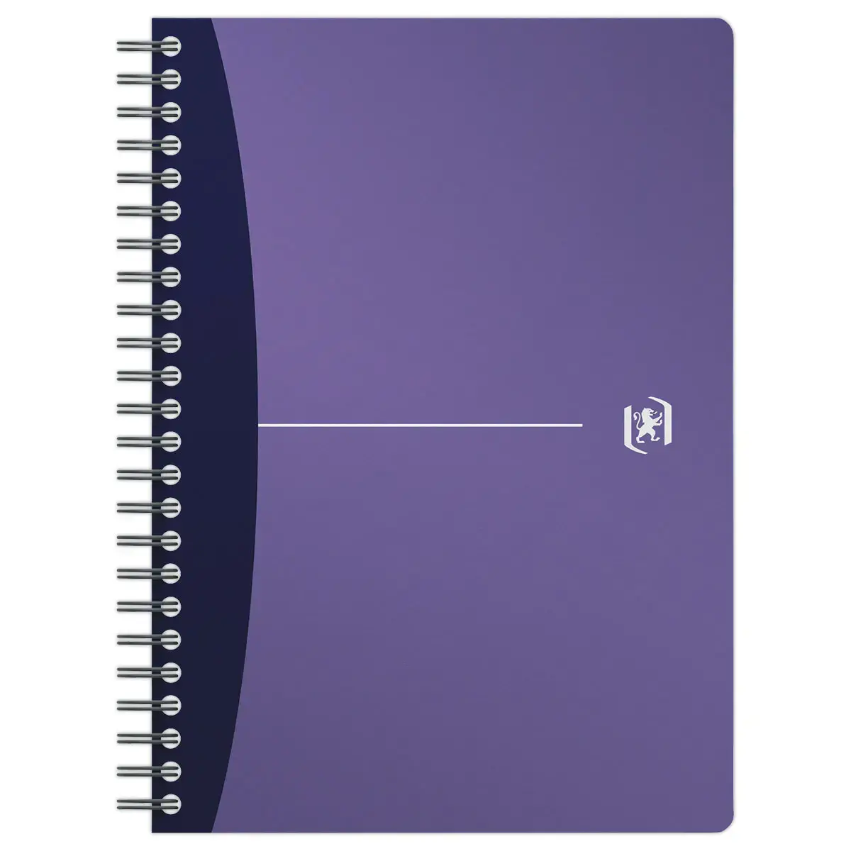 Cahier spirale Oxford Urban A5, Ligné 7mm , 180 pages