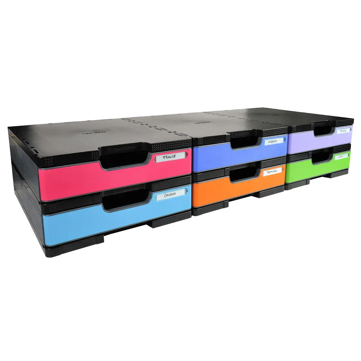 3 Modules pour monter 6 cases sur 2 ou 3colonnes.