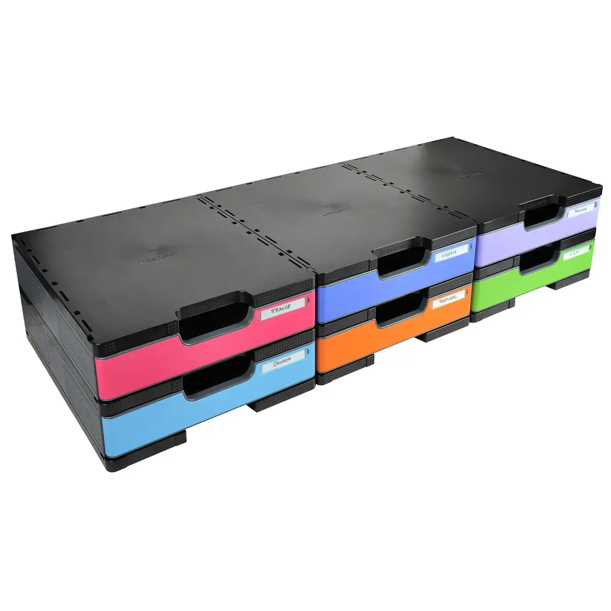 3 Modules pour monter 6 cases sur 2 ou 3colonnes.