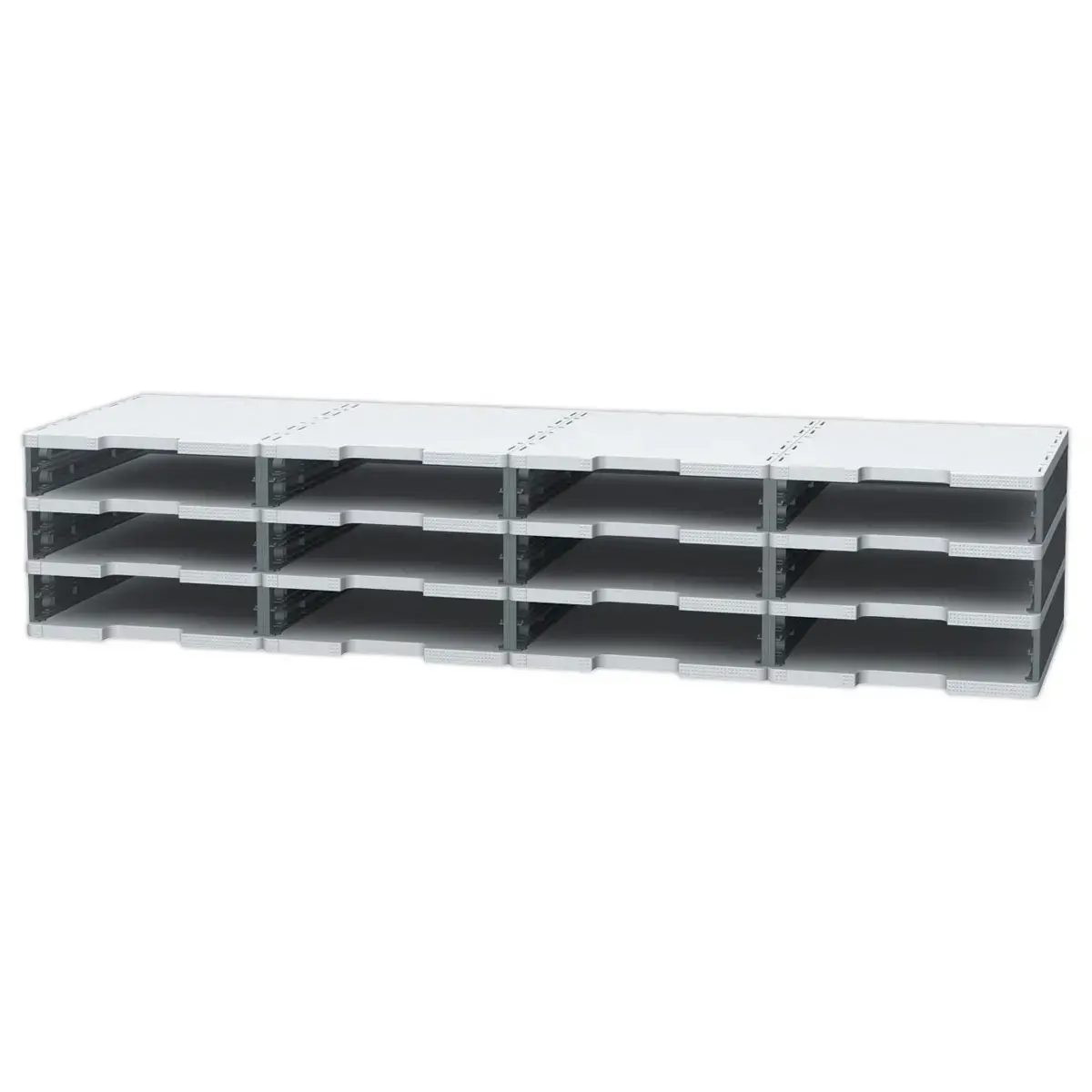 6 Modules pour monter 12 cases sur 2, 3 ou 4 colonnes.