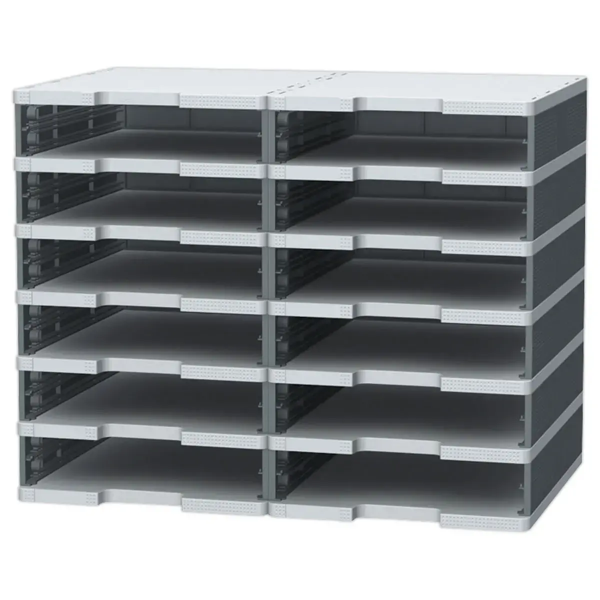 6 Modules pour monter 12 cases sur 2, 3 ou 4 colonnes.