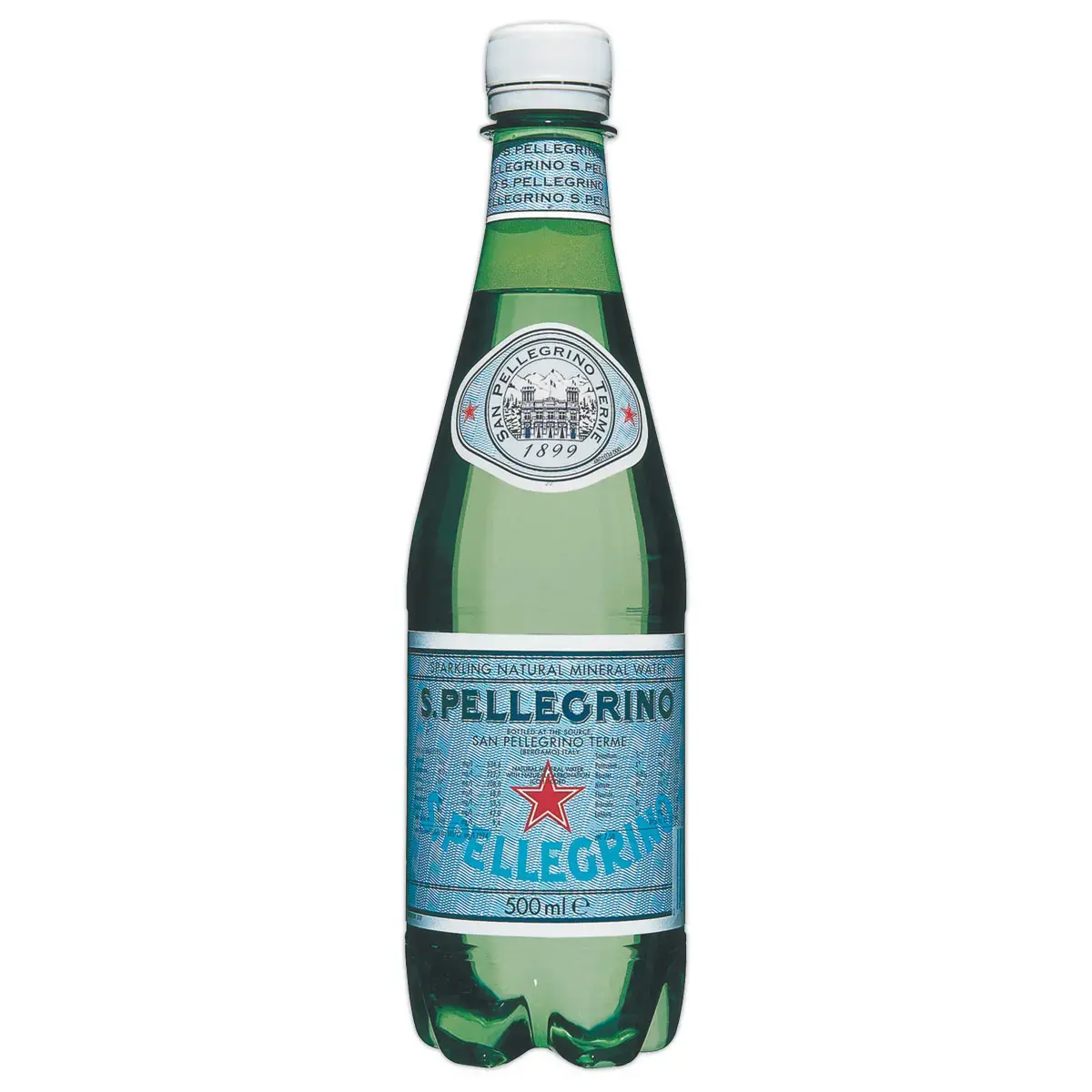 24 Bouteilles d'eau p&eacute;tillante - 50 cl - SAN PELLEGRINO 