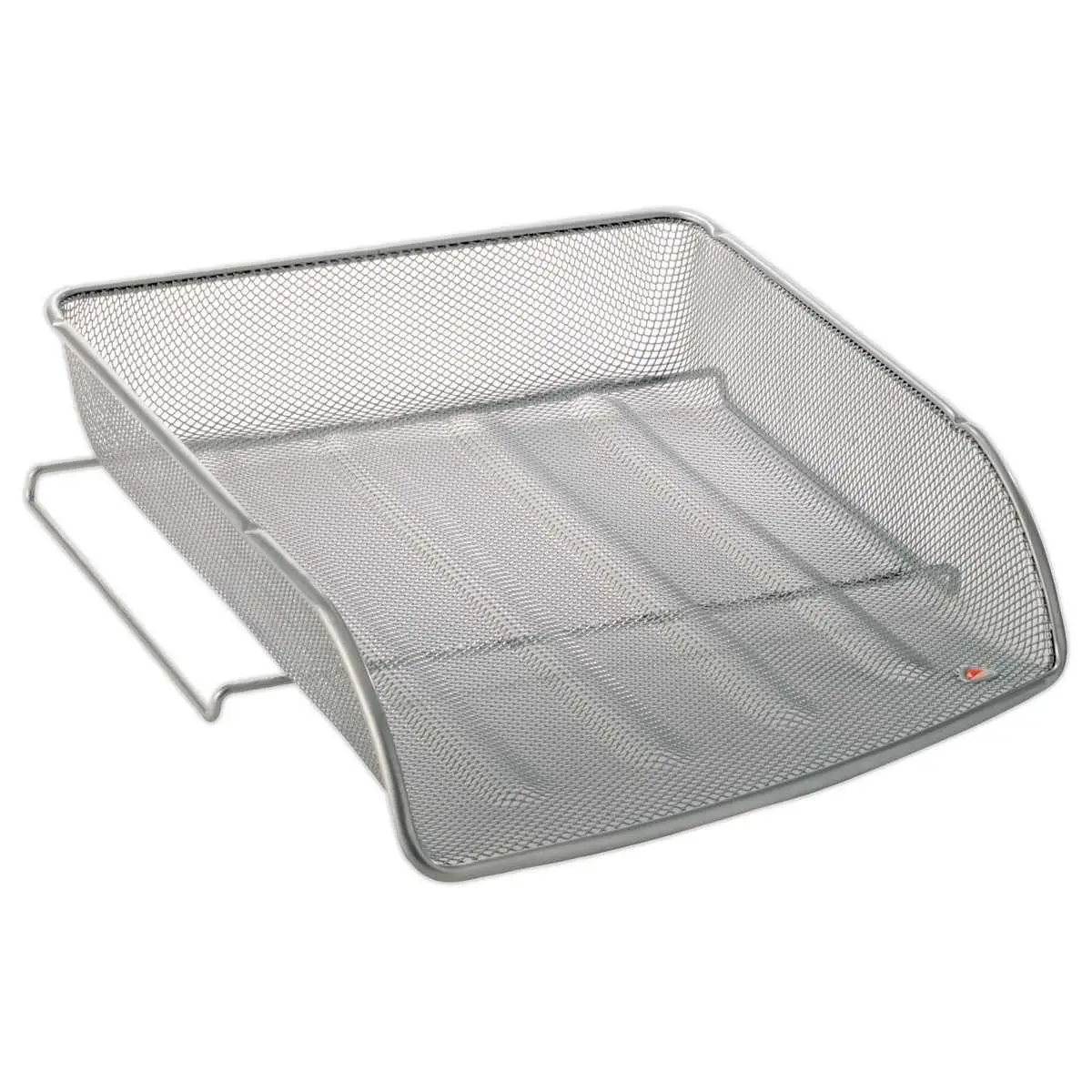 Corbeille &agrave; courrier - m&eacute;tal gris - ALBA 