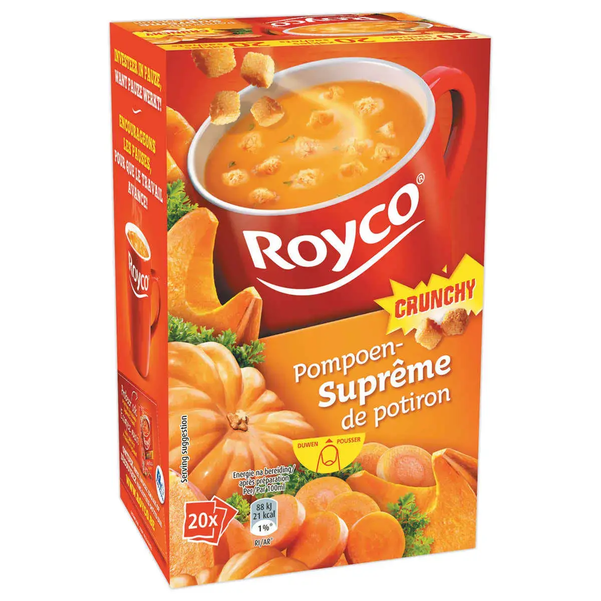 Sachets de soupe Suprême – Potiron – ROYCO
