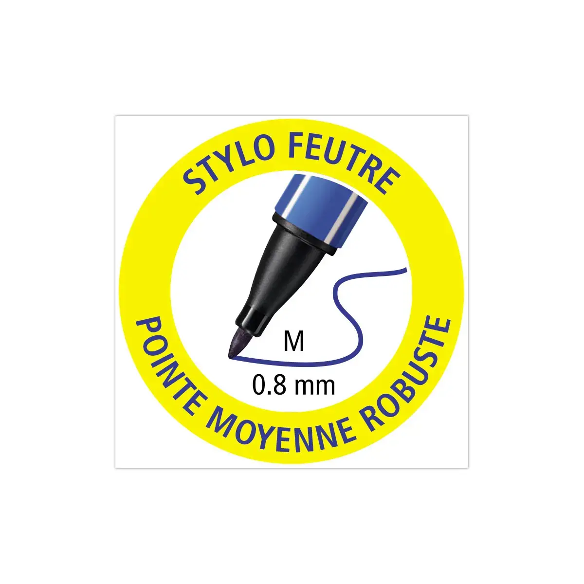 Stylo-feutre pointMax - Pointe moyenne - Vert - STABILO