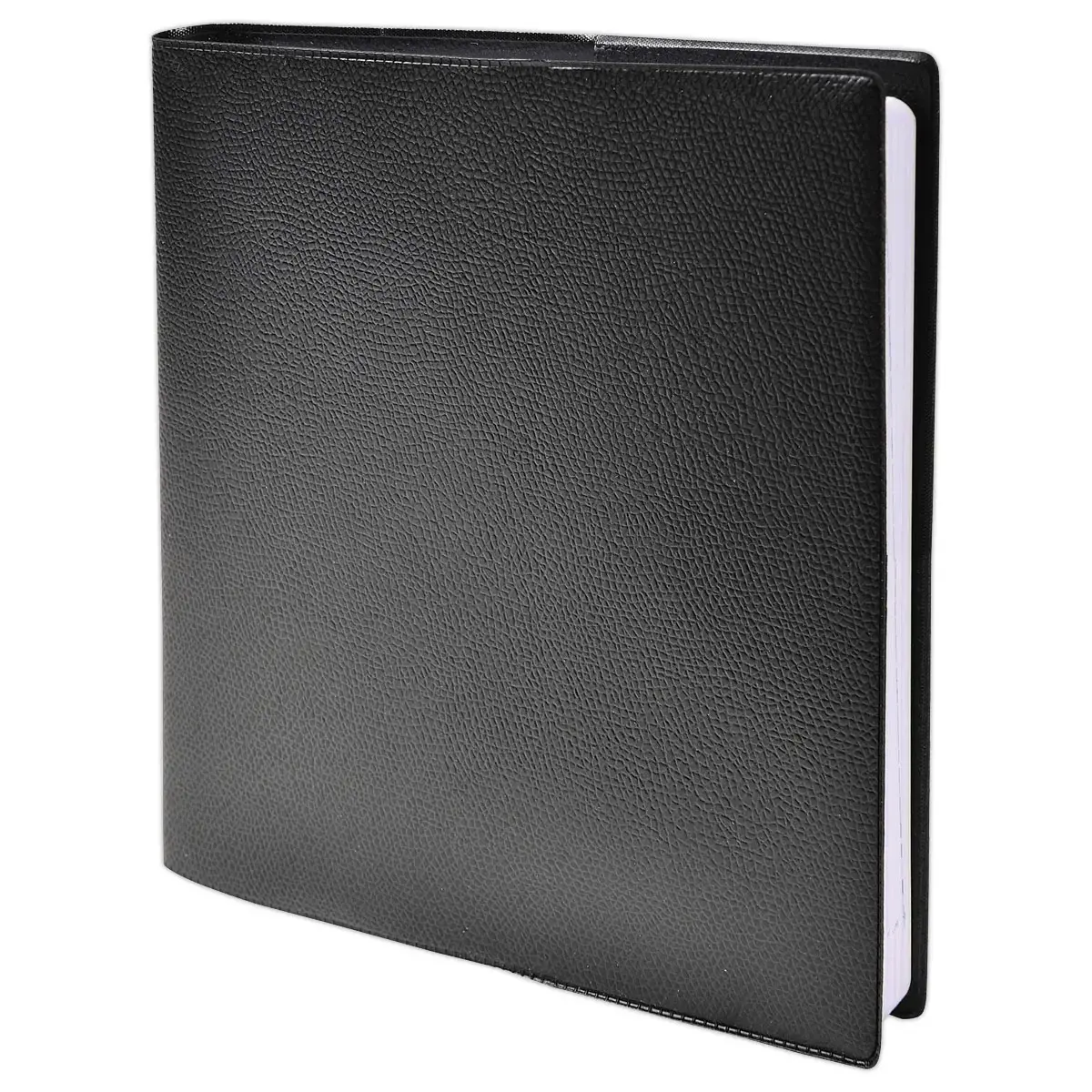 Agenda semainier  Planing Executif - 16x16 cm - Noir - Janvier &agrave; d&eacute;cembre - QUO VADIS 