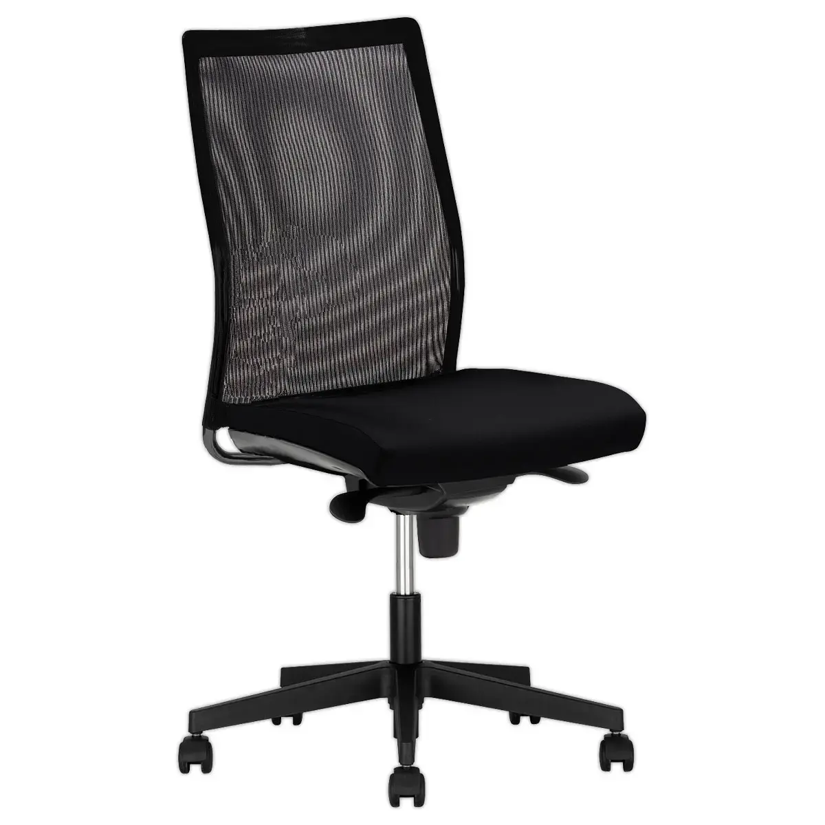 Siège synchrone Intrata - Assise grise, dossier noir - Monté