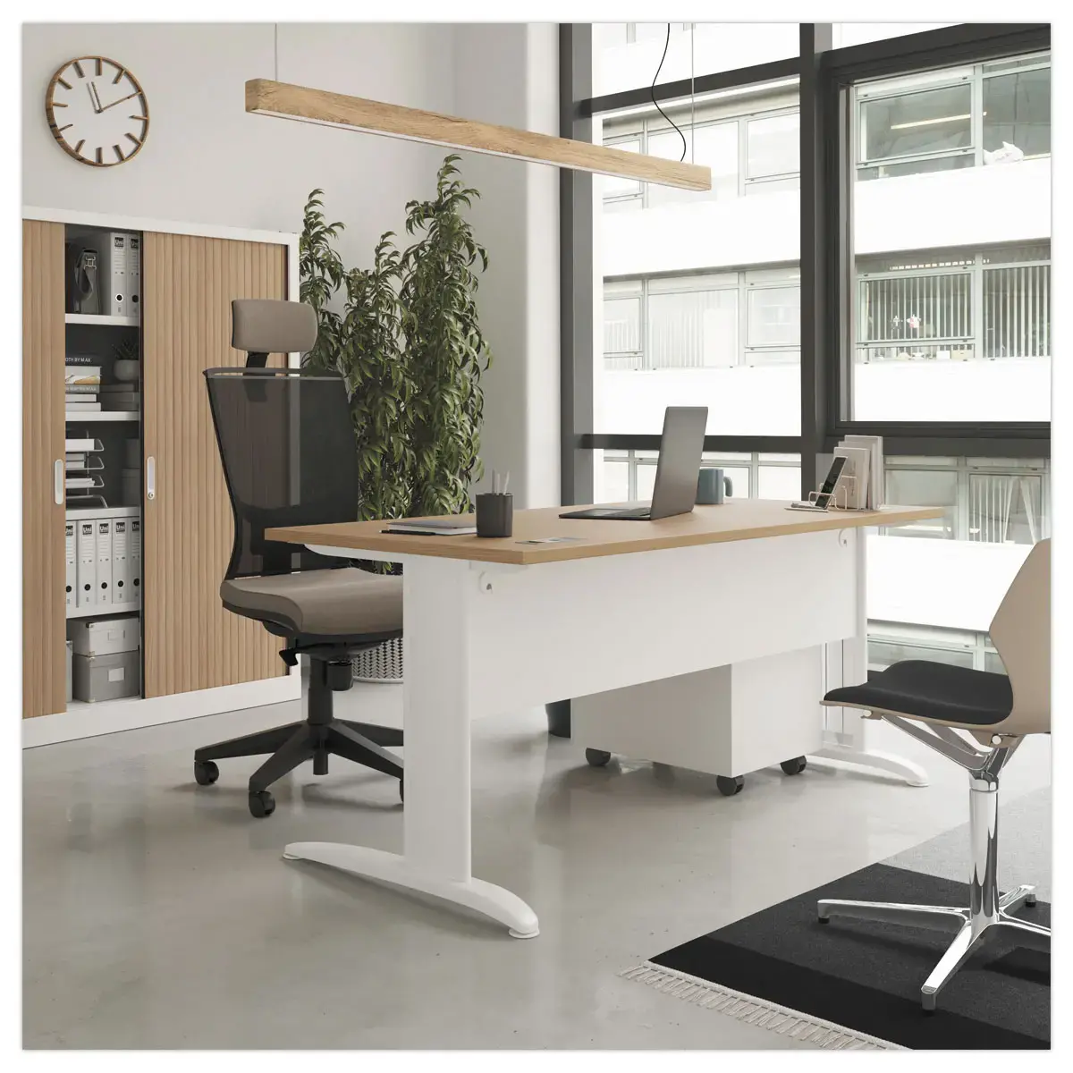 Bureau BUENOS AIRES - Blanc - 120x80 cm 