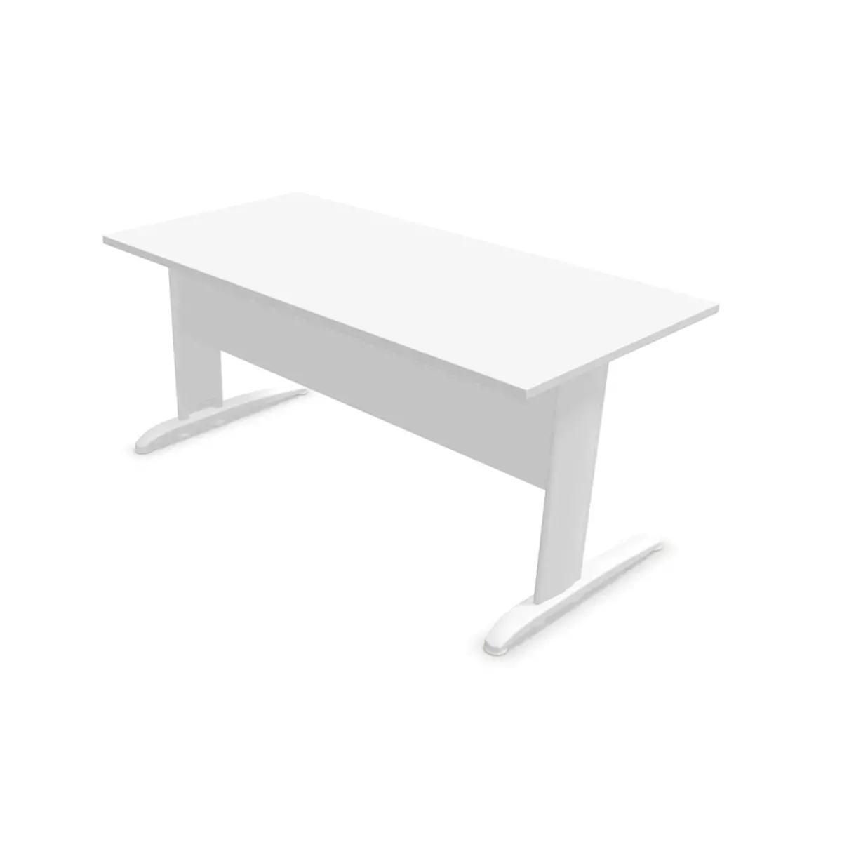 Bureau Buenos Aires - 160 x 80 cm - Blanc - FIDUCIAL OFFICE SOLUTIONS