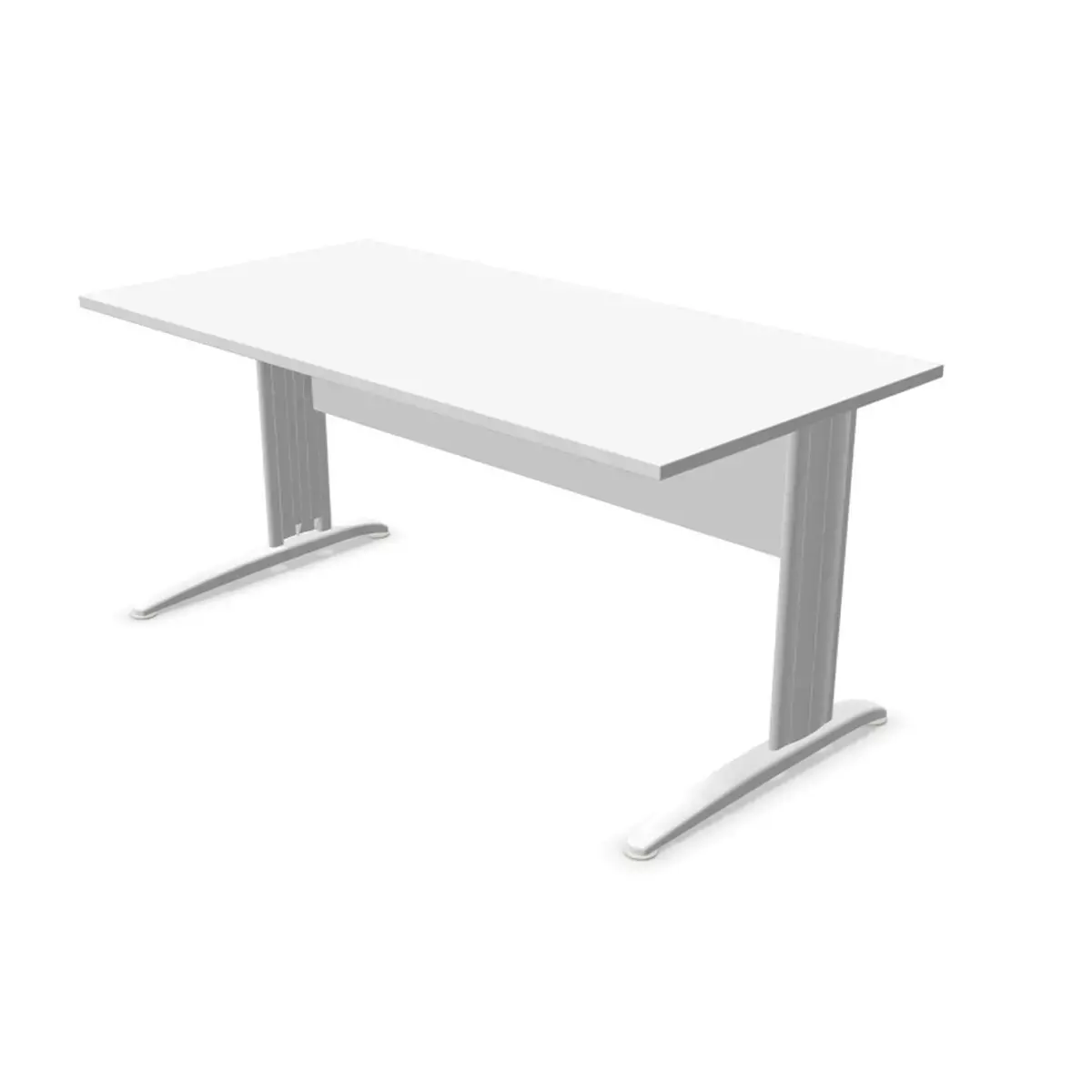 Bureau Buenos Aires - 160 x 80 cm - Blanc - FIDUCIAL OFFICE SOLUTIONS