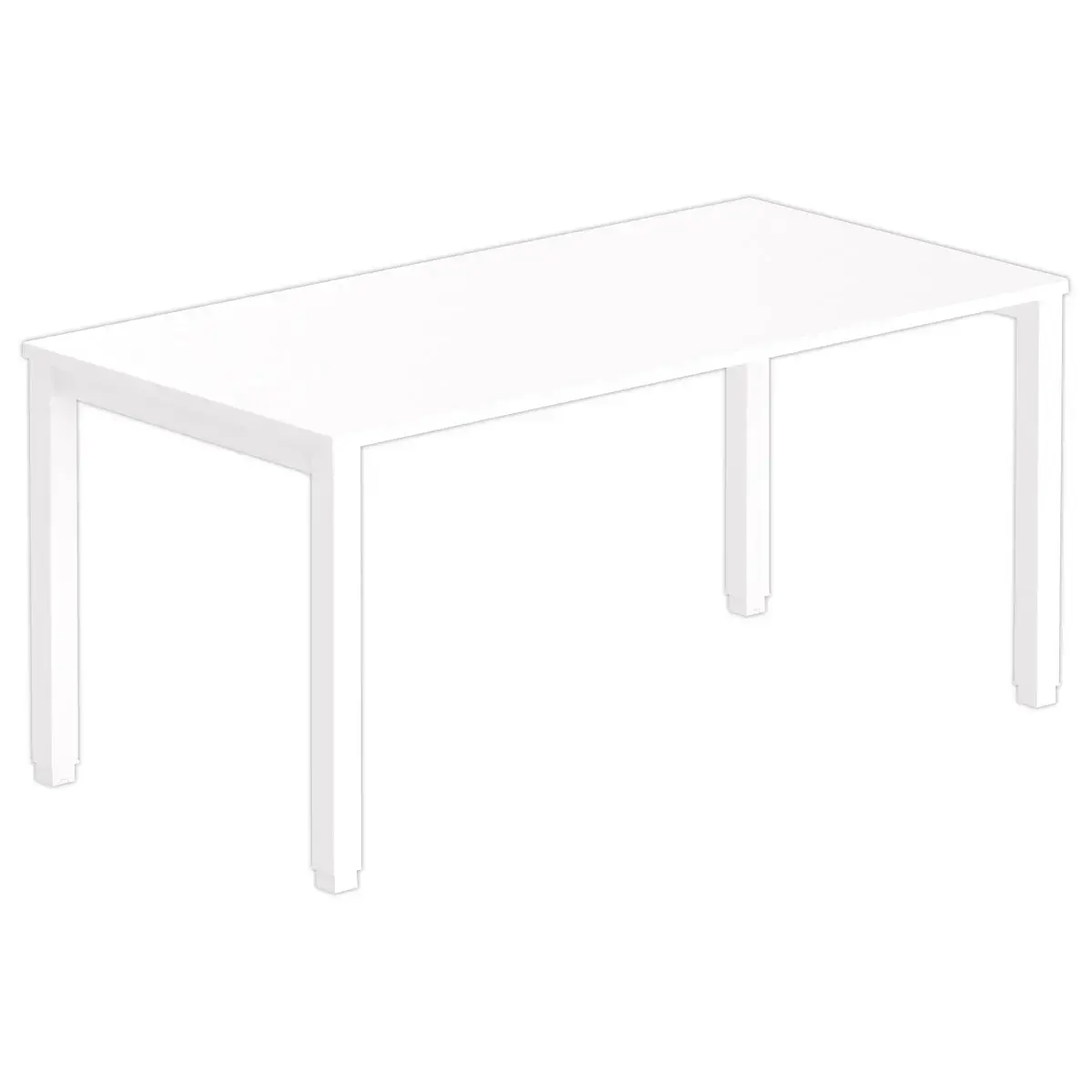 Bureau Bruxelles - 160 x 80 cm - Blanc - FIDUCIAL OFFICE SOLUTIONS