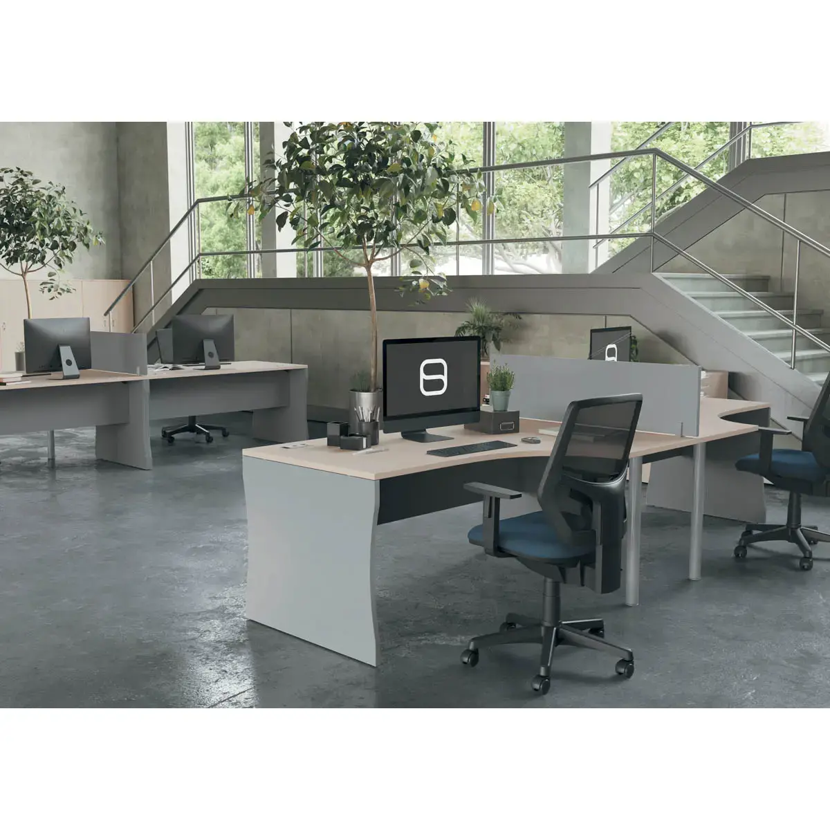 Bureau BUDAPEST 140 x 80 noyer 