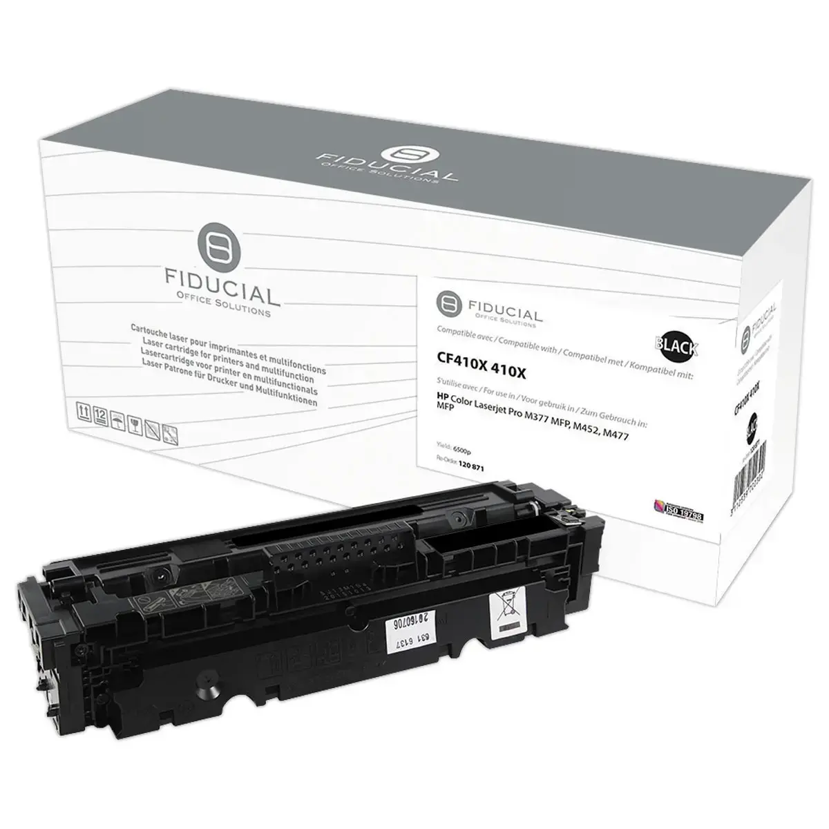 Toner remanufacturé éq. HP CF410X - Haute capacité - Noir
