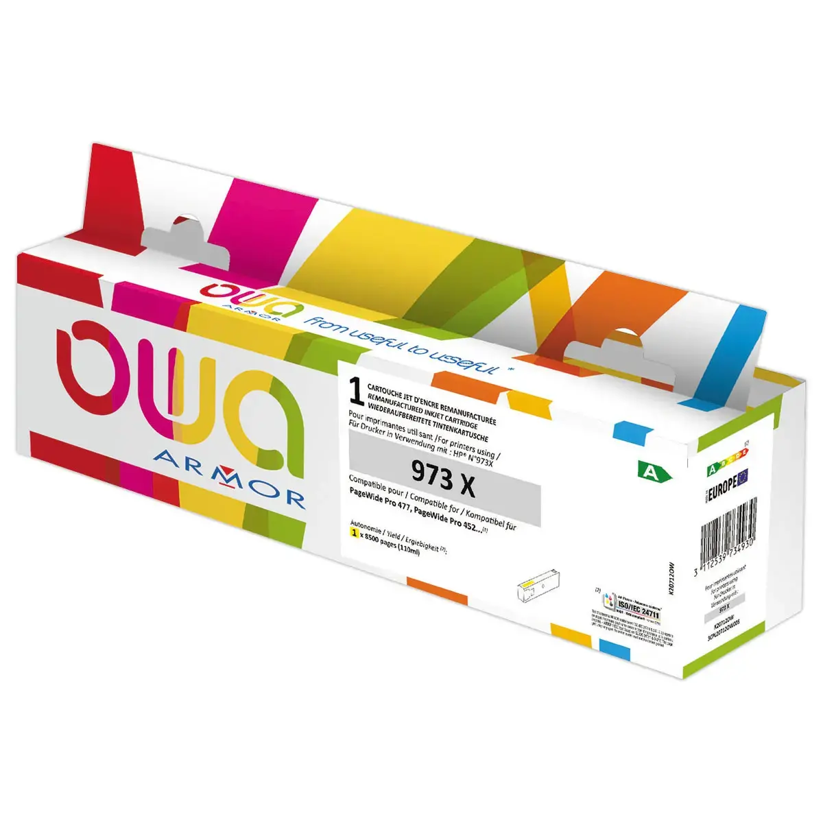 Cartouche éq. HP 973X - Jaune - OWA