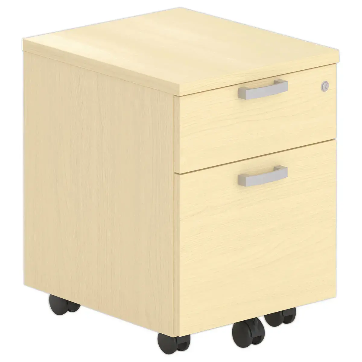 Caisson mobile 2 tiroirs - Hêtre