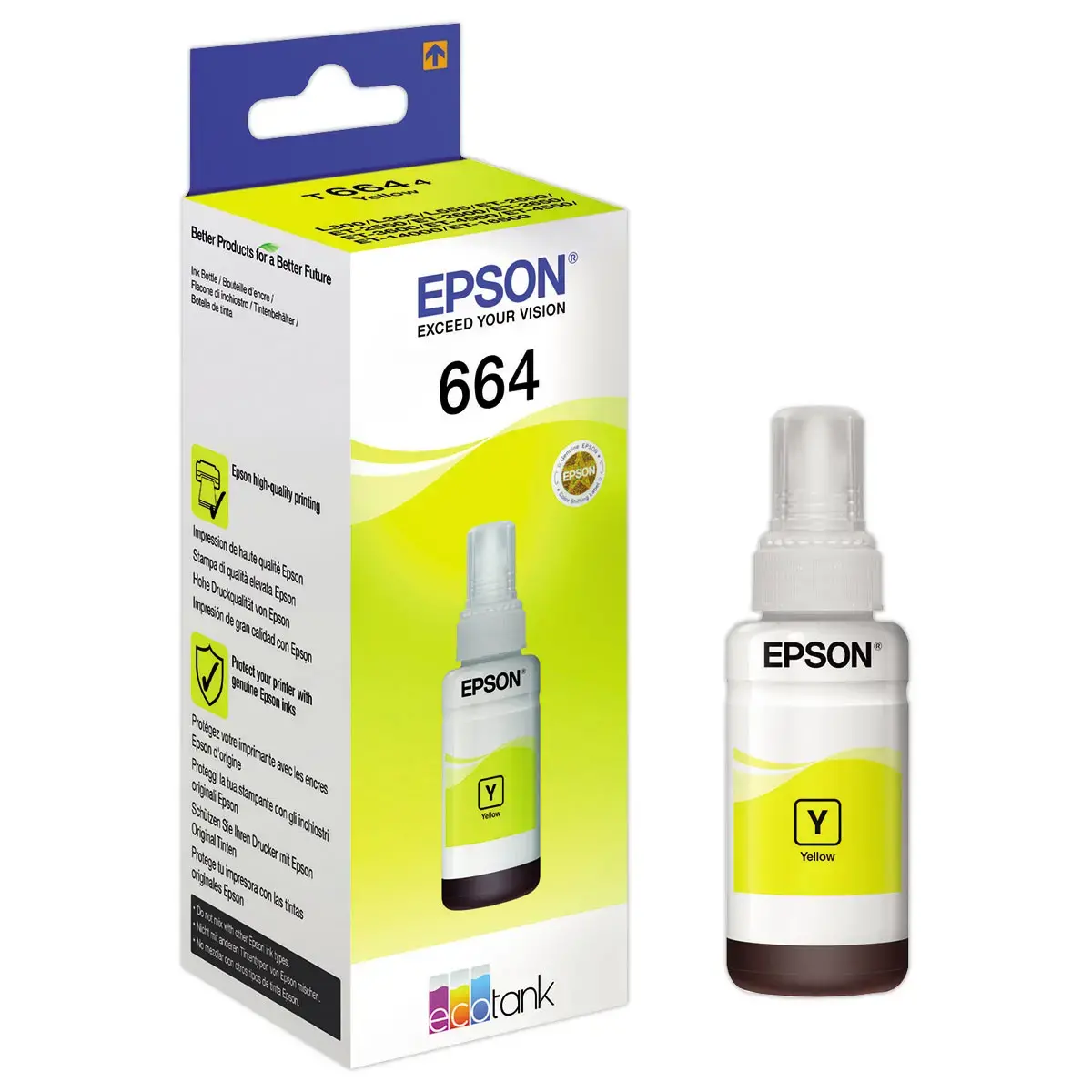 Recharge Jet d'encre EPSON T6644 jaune 