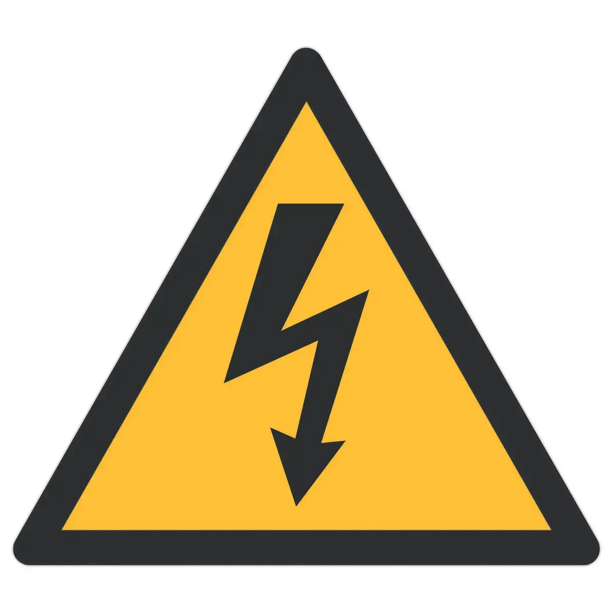 Adh&eacute;sif sol anti-d&eacute;rapant danger &eacute;lectricit&eacute; 
