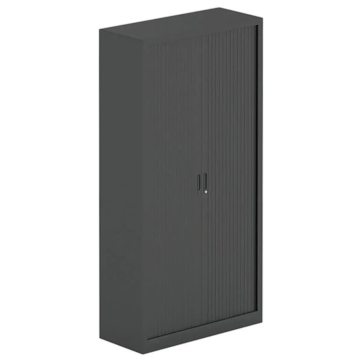 Armoire haute métallique - 198 x 100 cm - Anthracite