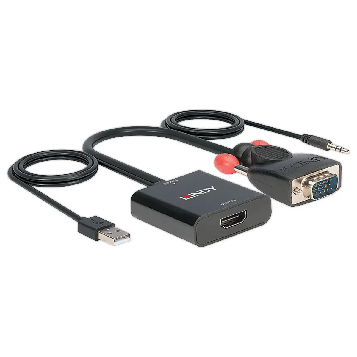 Convertisseur VGA & Audio vers HDMI - LINDY