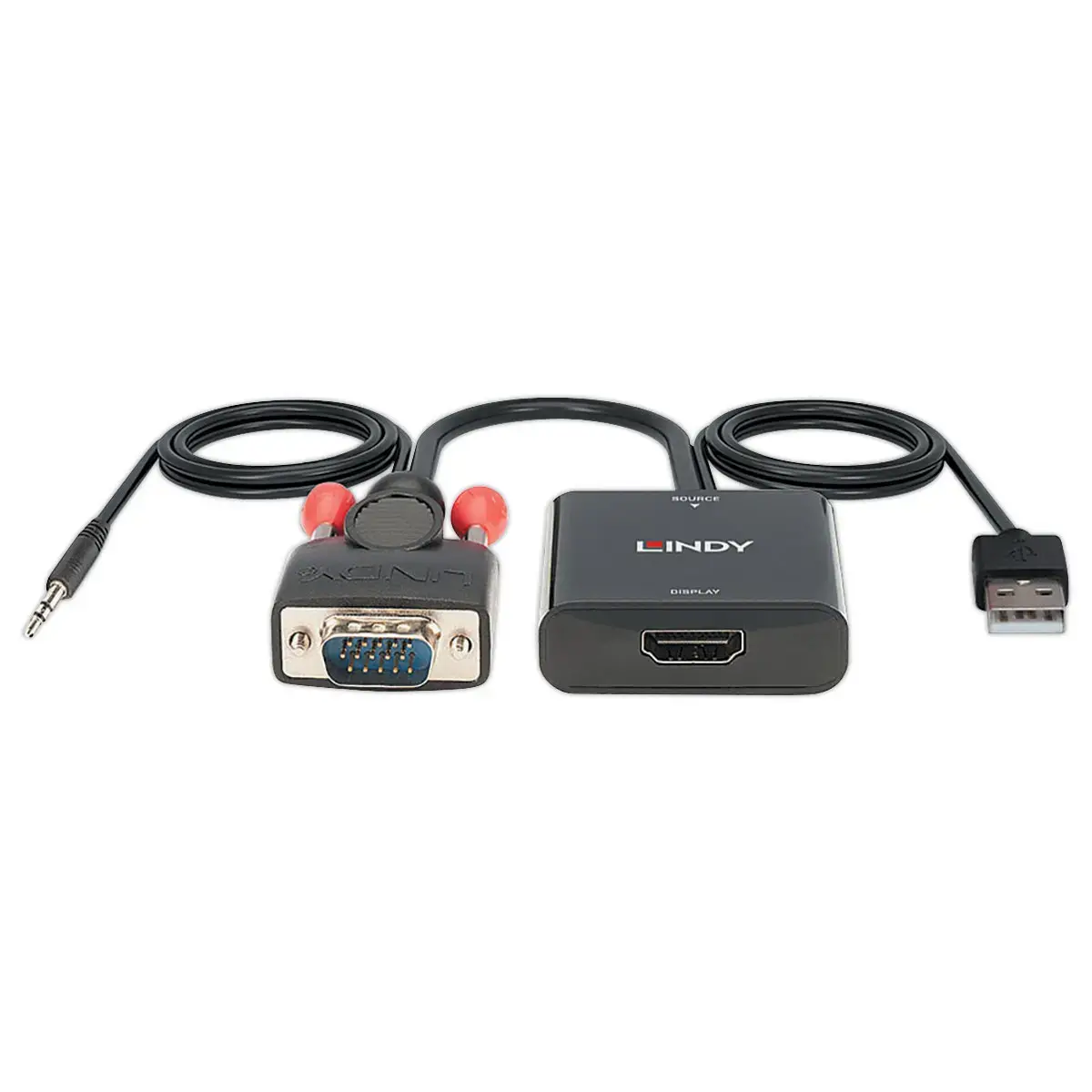 Convertisseur VGA & Audio vers HDMI - LINDY