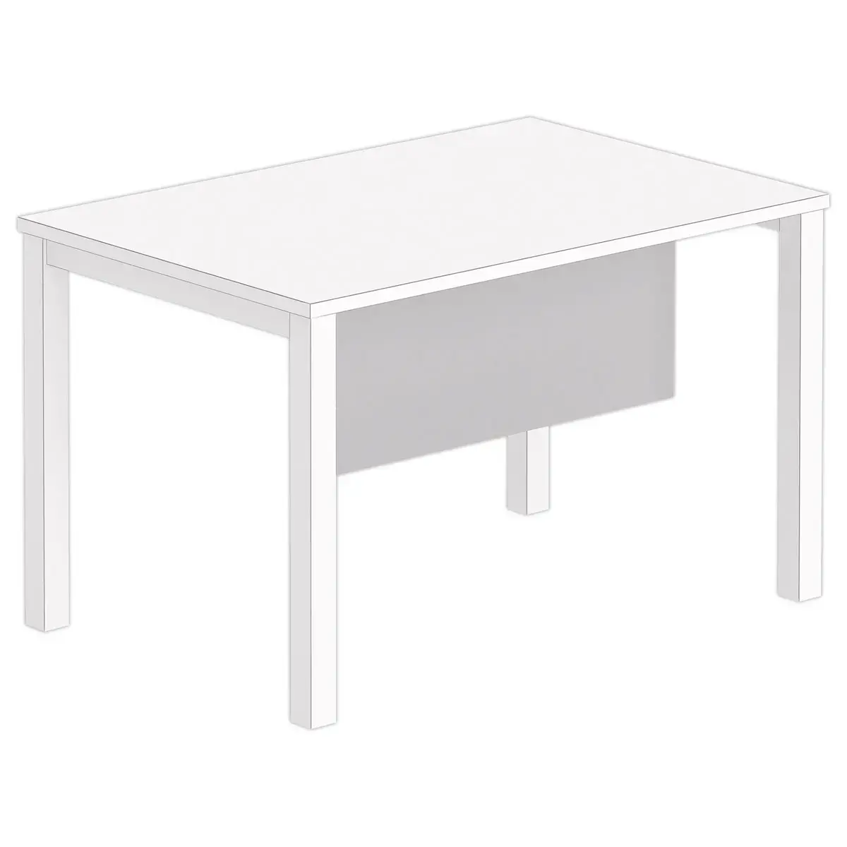 Voile de fond m&eacute;lamin&eacute; L 120 aluminium 