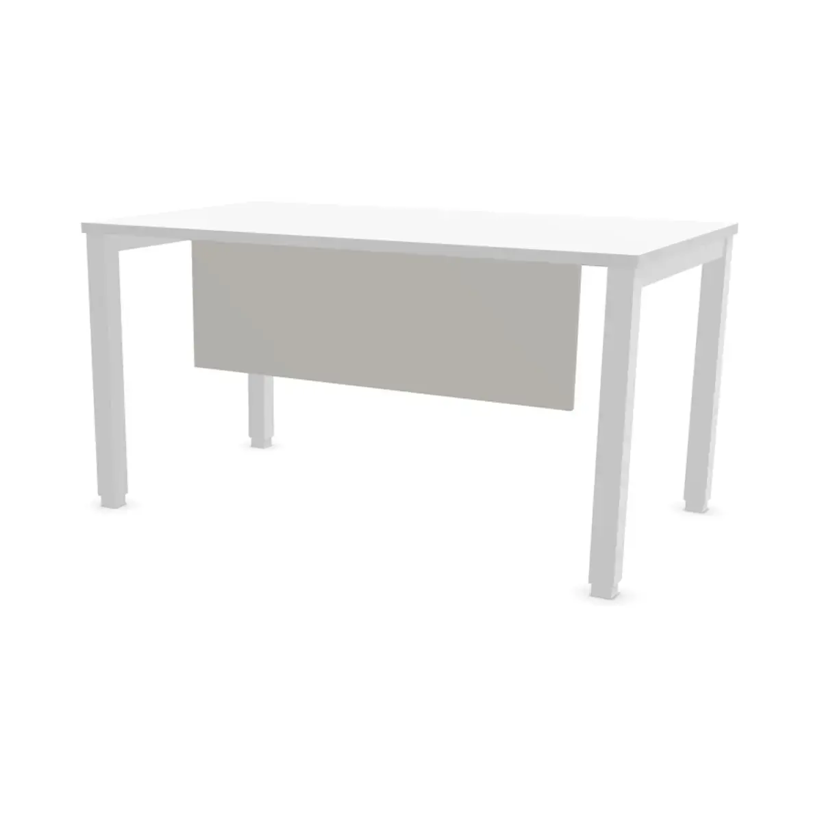 Voile de fond mélaminé L 140 aluminium