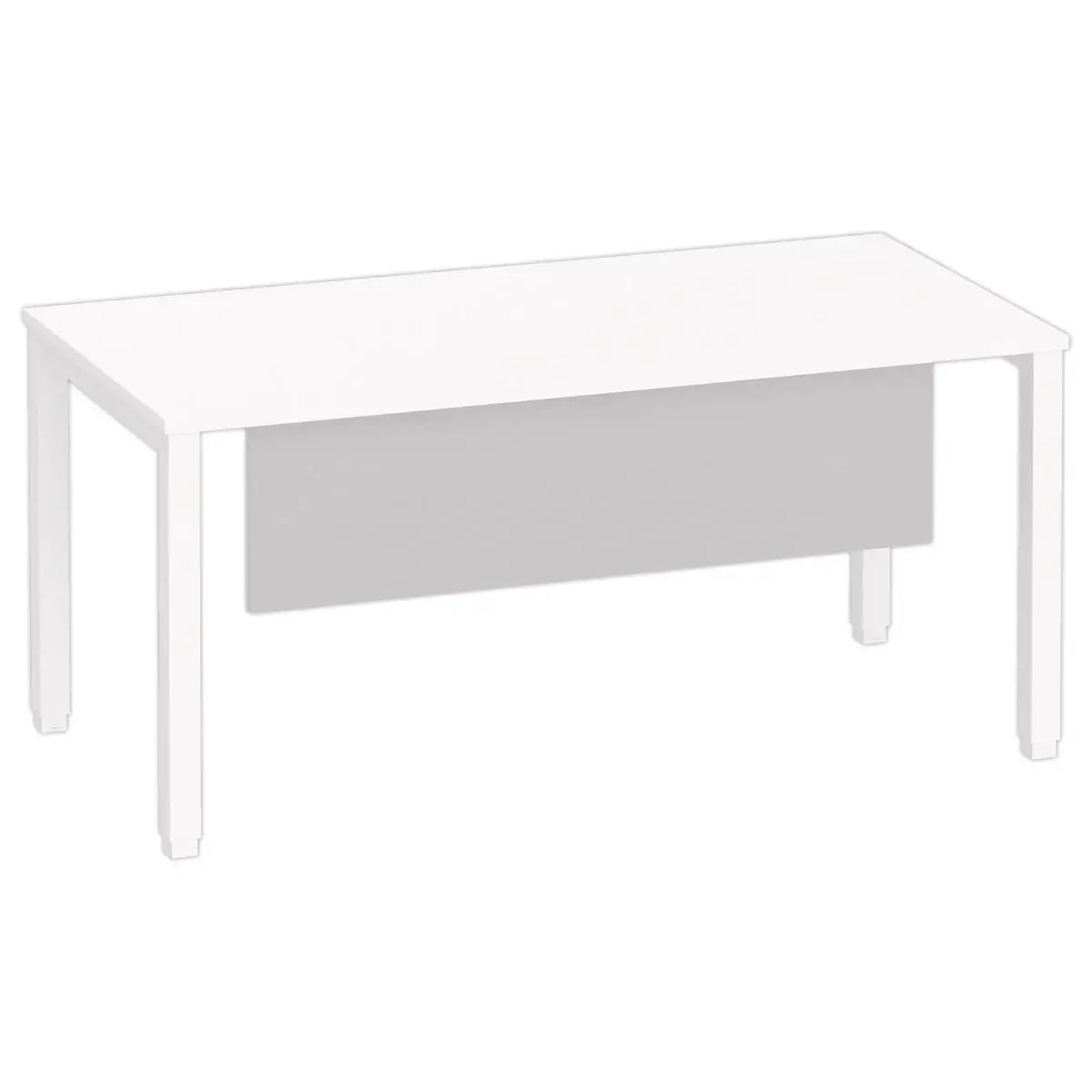 Voile de fond m&eacute;lamin&eacute; L 160 aluminium 