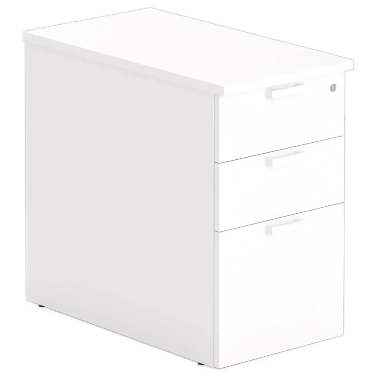 Caisson 3 tiroirs - Blanc - P 80 cm